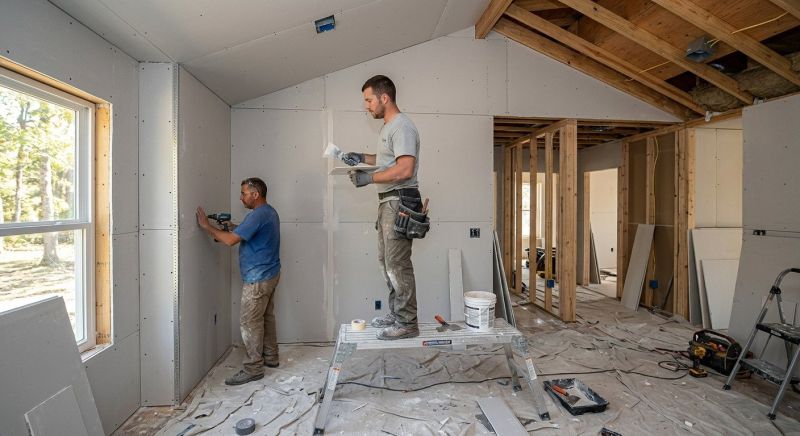 House Drywall Installation in Conroe, TX