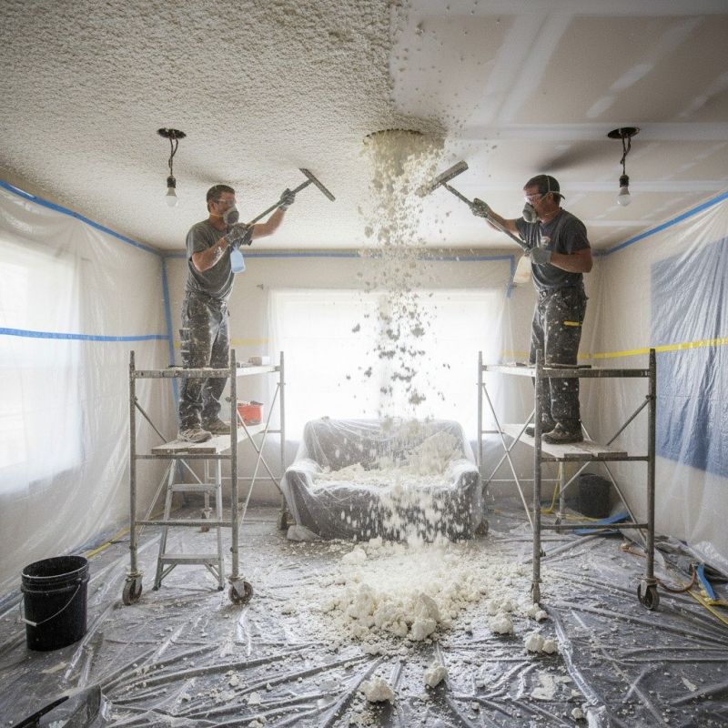 Stipple Ceiling Removal in Georgetown, TX