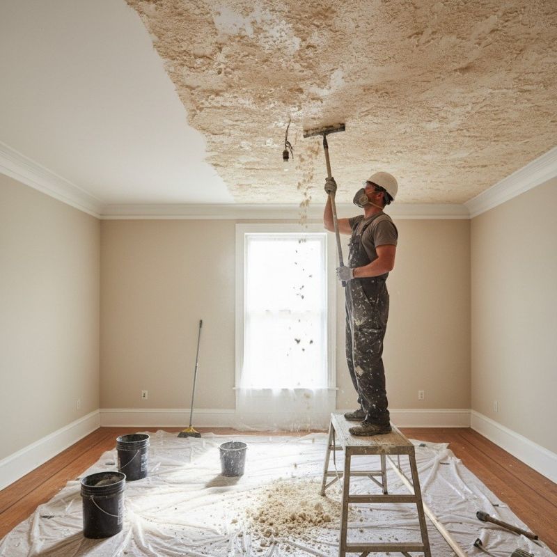 Stipple Ceiling Removal in Austin, TX