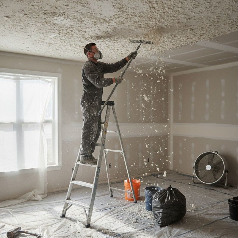 Knockdown Ceiling Removal in Arvada, CO