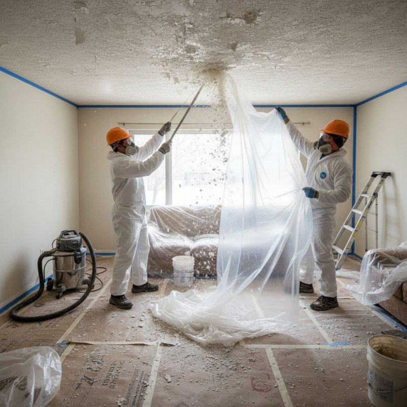 Knockdown Ceiling Removal in Terre Haute, IN