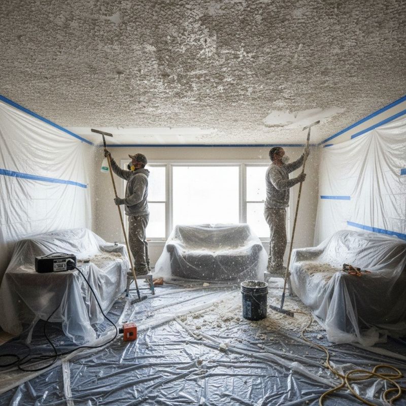 Stipple Ceiling Removal in Olathe, KS