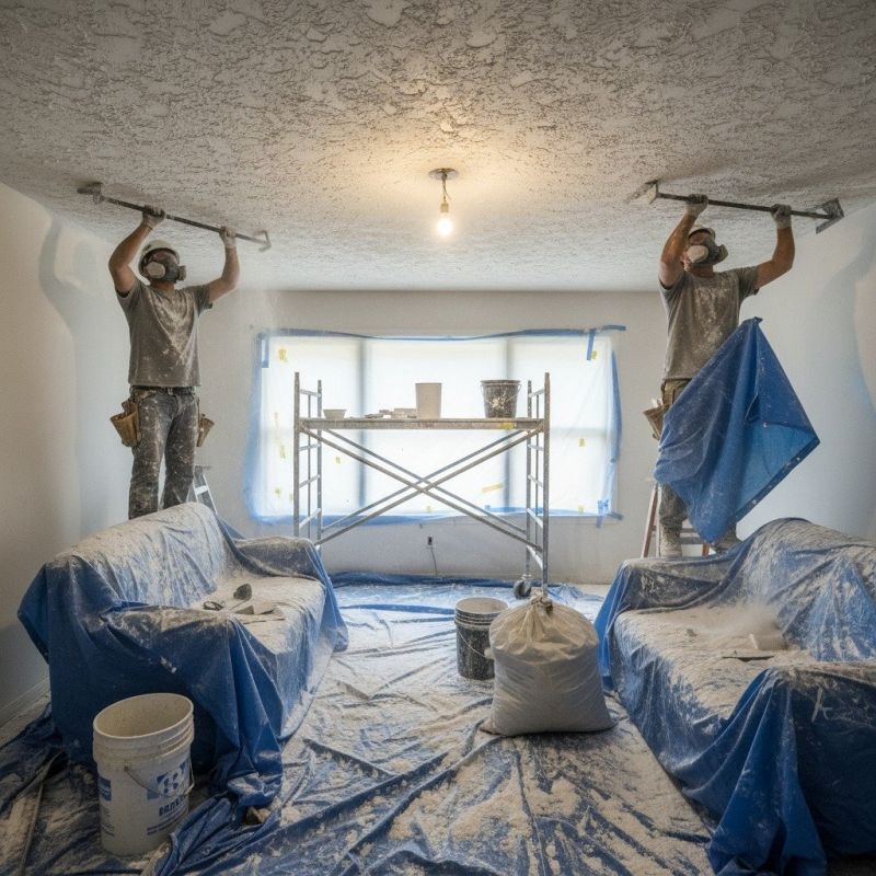 Swirl Ceiling Removal