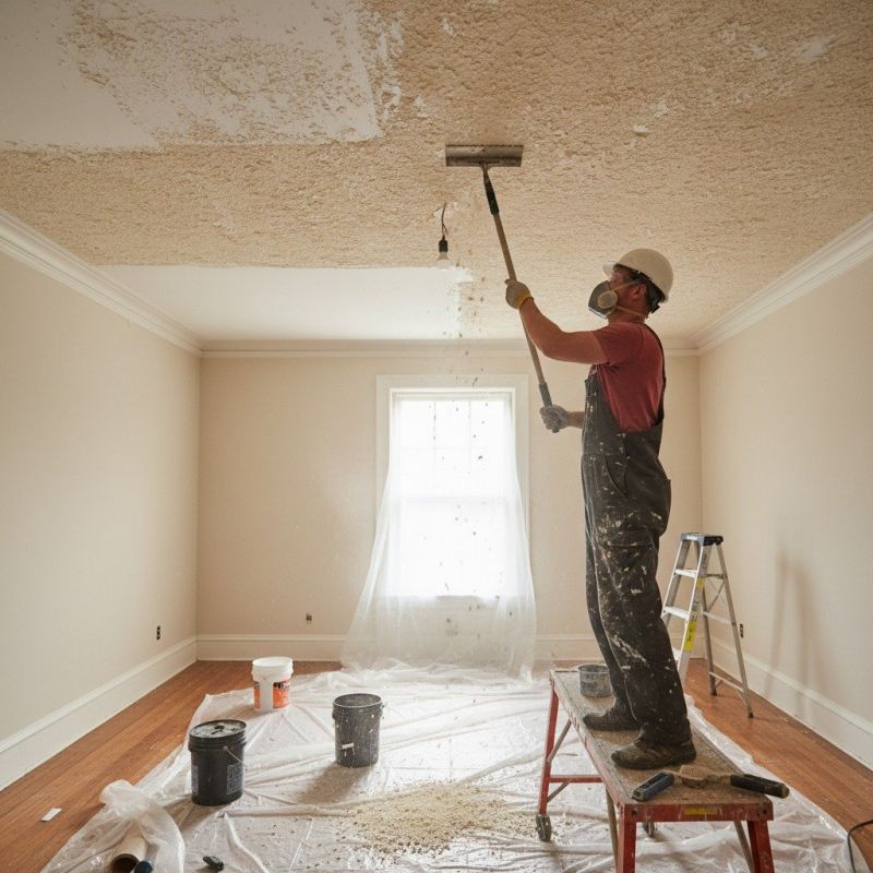 Textured Ceiling Scraping in Denver County, CO